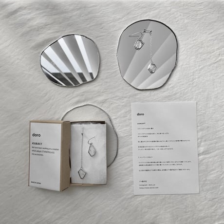 【送料無料】FRAGMENT ASYMMETRY EARRING / ピアス・イヤリング