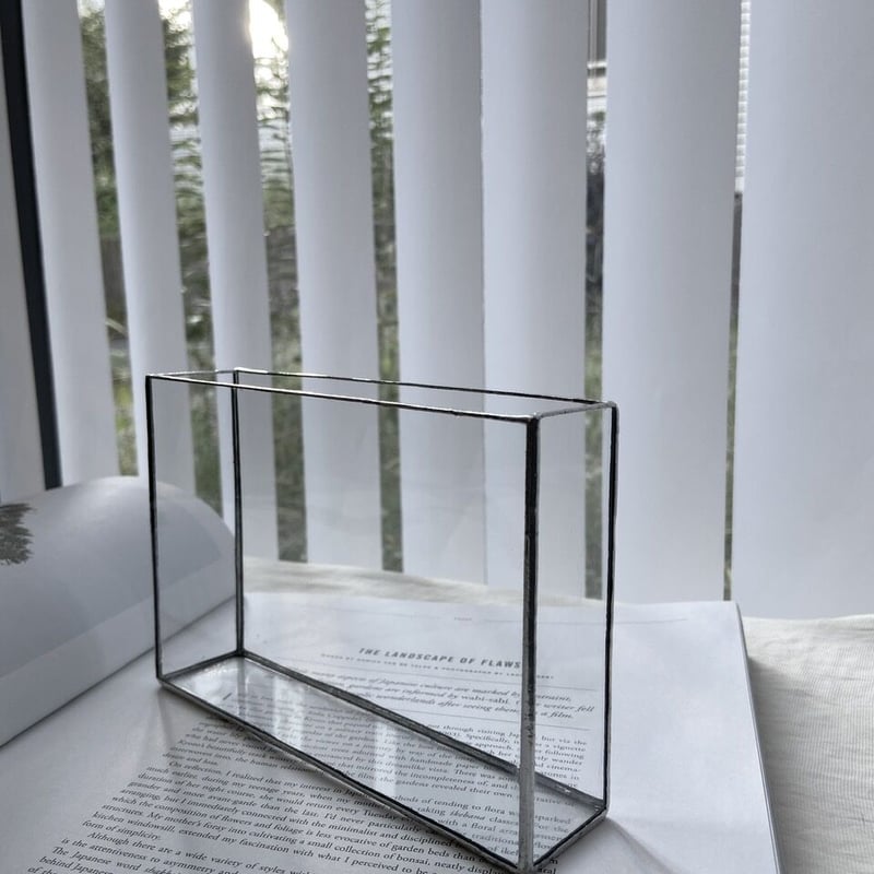 八角雷門 尺〇 中光 薄端 花器 花瓶 フラワーベース FLOWER VASE / W15