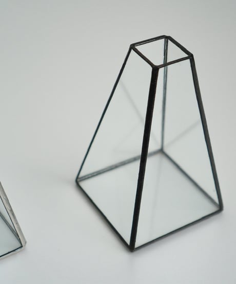 HAKU GLASS FLOWER VASE -S- / H10cm