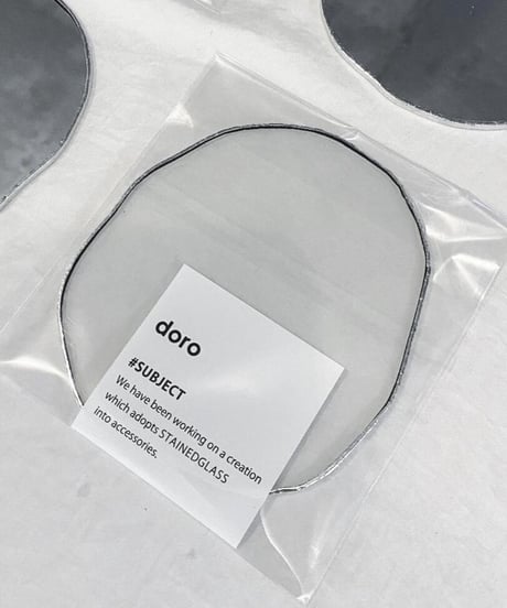 PUDDLE GLASS PLATE / M / W115×H100
