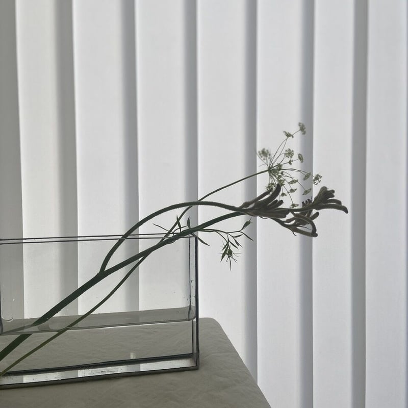 FROWER VASE / W15.2cm / ガラス器・長方薄型 | doro ONLINE FROWER VASE / W15.2cm / ガラス器・長方薄型 | doro ONLINE