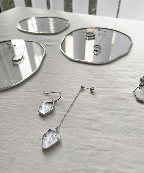 FRAGMENT ASYMMETRY EARRING / ピアス・イヤリング