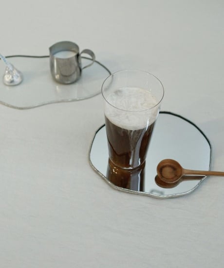 PUDDLE MIRROR PLATE / M / W115×H100 / FELT