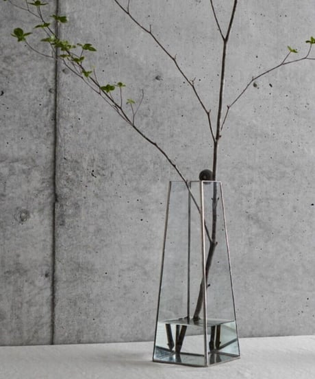 FLOWER VASE -L- 枝物・長物用花器 / W110×H350×D110