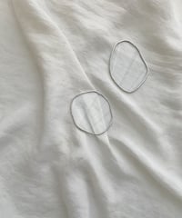 PUDDLE GLASS PLATE / SS / W65×H68・W84×H58 / CLEAR