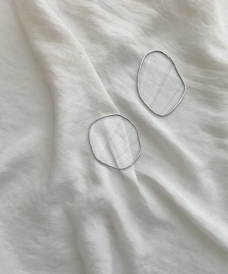 PUDDLE GLASS PLATE / SS / W65×H68・W84×H58 / CLEAR