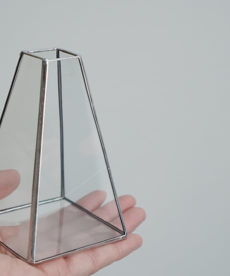 HAKU GLASS FLOWER VASE -S- / H10cm