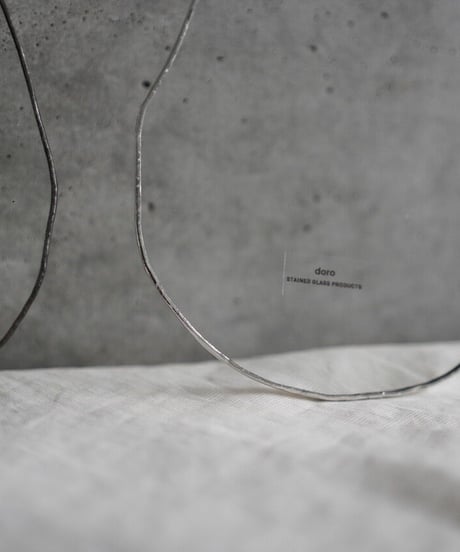 PUDDLE GLASS PLATE / M / W115×H100