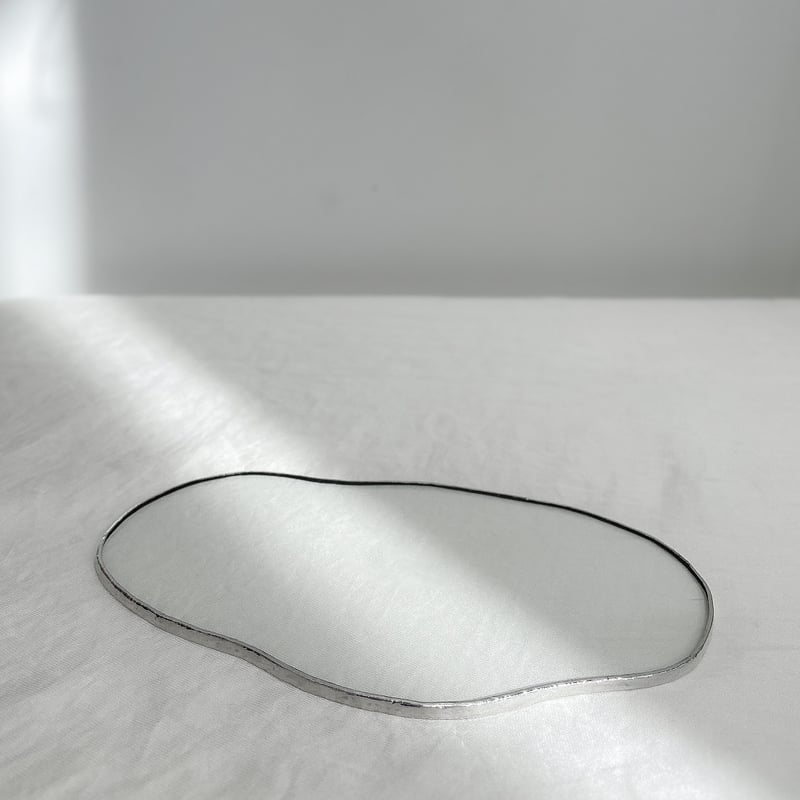 PUDDLE GLASS PLATE / 3種の形 / W157×H96 | doro ONL