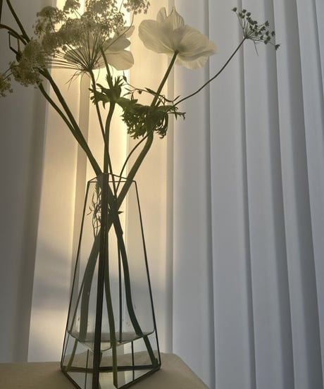 FLOWER VASE 三角立体 -M- / H23cm