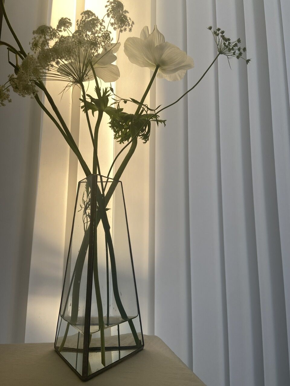 daumフラワーベース FLOWER VASE 三角立体 -M- / H23cm | doro ONLINE STORE