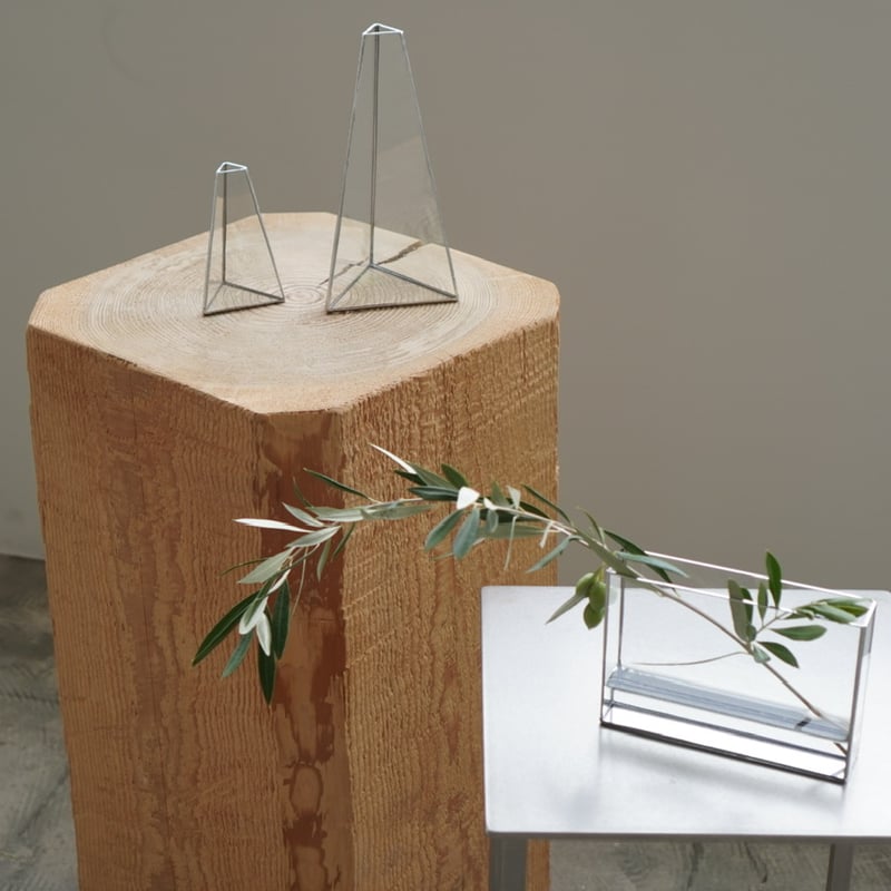 FROWER VASE / W15.2cm / ガラス器・長方薄型 | doro ONLINE FROWER VASE / W15.2cm / ガラス器・長方薄型 | doro ONLINE