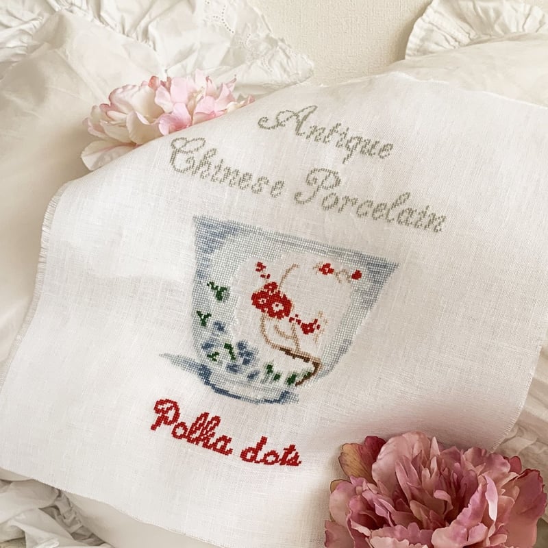 クロスステッチ図案 ダウンロード版 Antique Chinese Porcelain | P