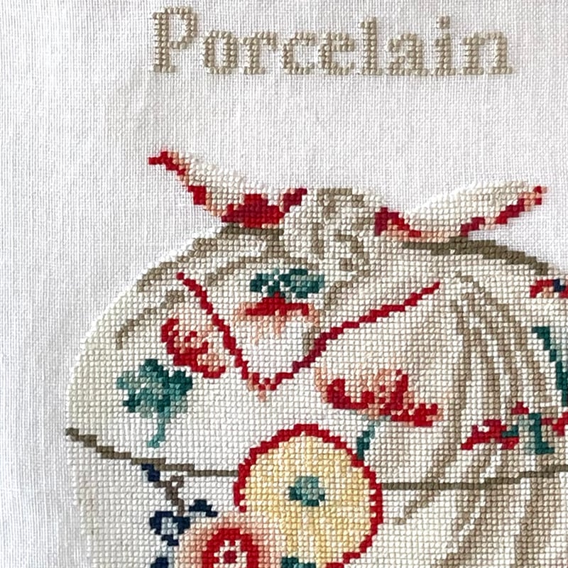 クロスステッチ図案 ダウンロード版 Kakiemon Porcelain | Polka