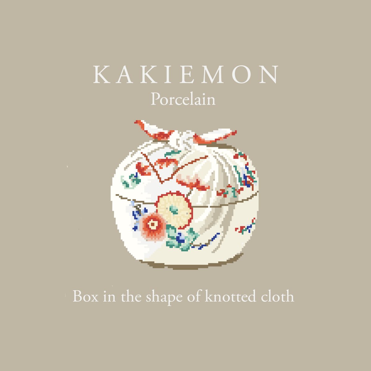 クロスステッチ図案 ダウンロード版 Kakiemon Porcelain | Polka