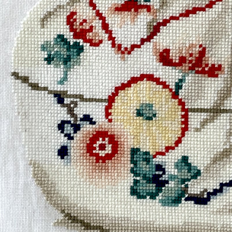 クロスステッチ図案 ダウンロード版 Kakiemon Porcelain | Polka