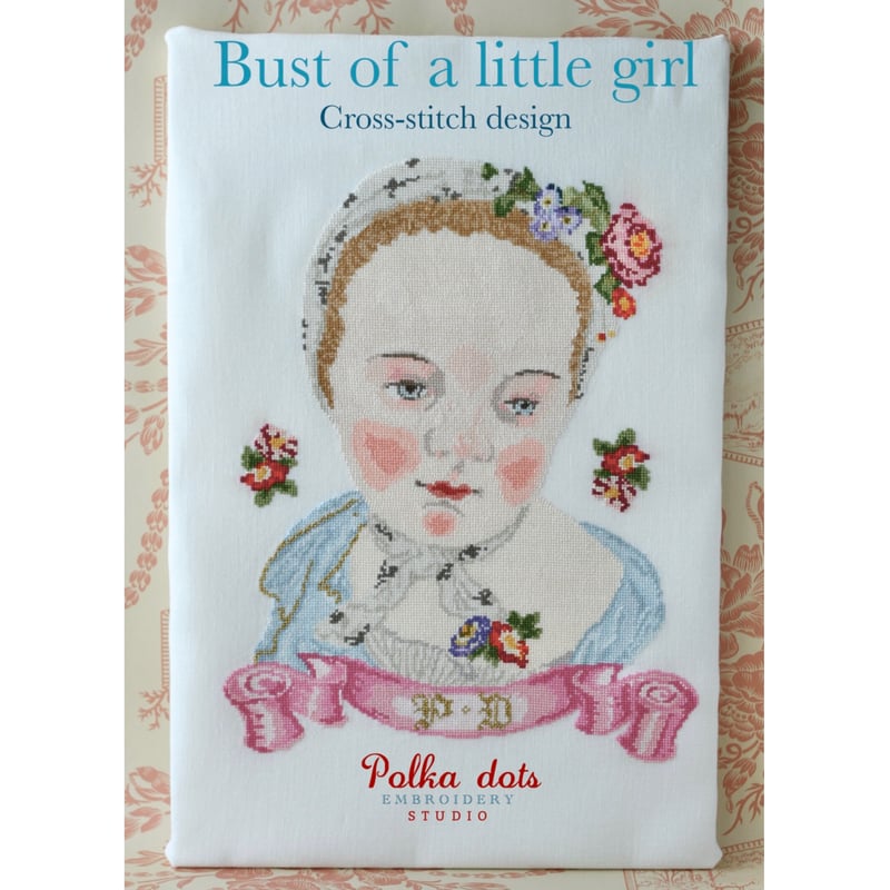 クロスステッチ図案 ダウンロード版 Bust of a Little Girl