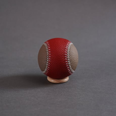 硬式野球ボール　ブッテーロキャメル×グレーステッチ