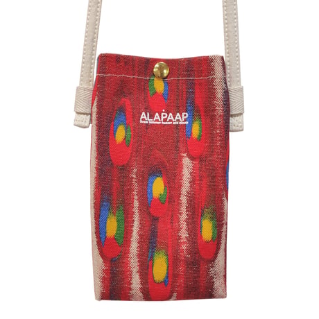 mobile case / red peacock L size