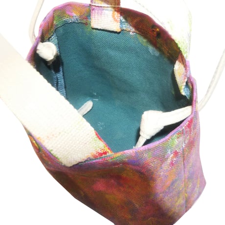 canvas mini shoulder / free hand paint