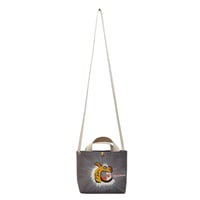 canvas mini shoulder / Embroidery tiger