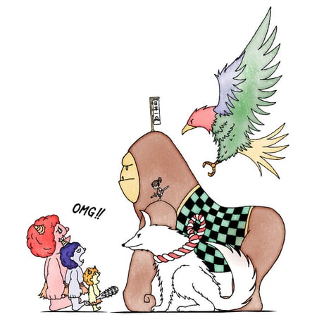 イラストボード　OMG revenge