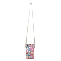 mobile case / pastel base marble paint L size