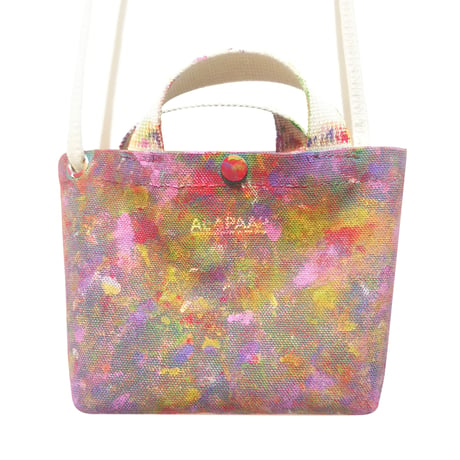 canvas mini shoulder / free hand paint