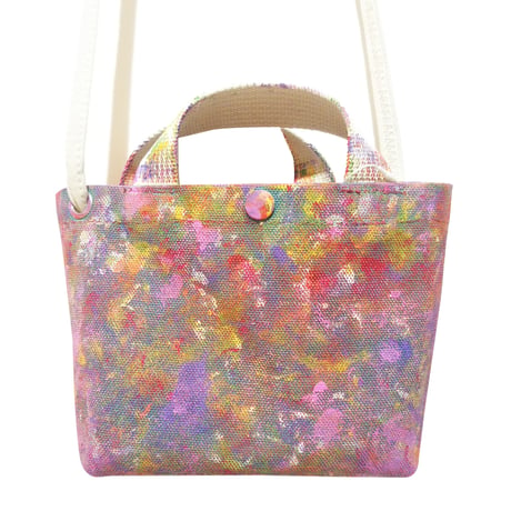 canvas mini shoulder / free hand paint
