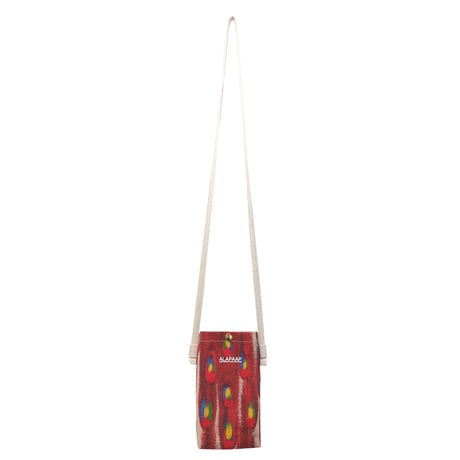 mobile case / red peacock L size