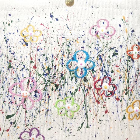 7.5.3.4 [4]S natural / flower embroidery + splash paint