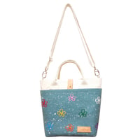 408DS ice gray / flower embroidery snow paint