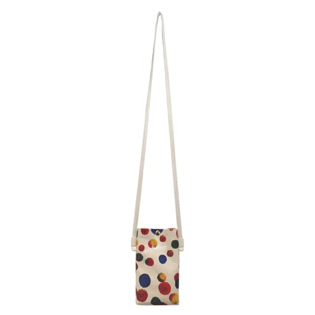 mobile case / colorful marble dots L size