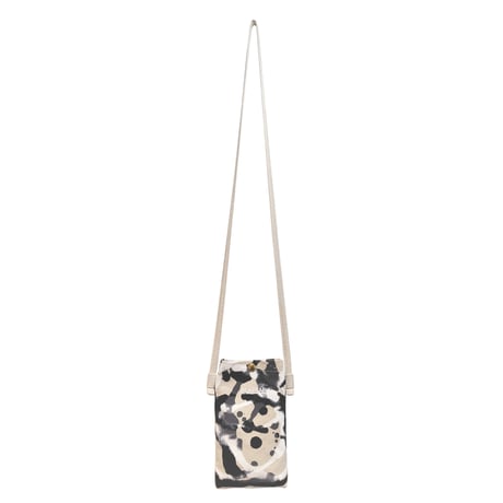 mobile case / dropping paint monotone  L size