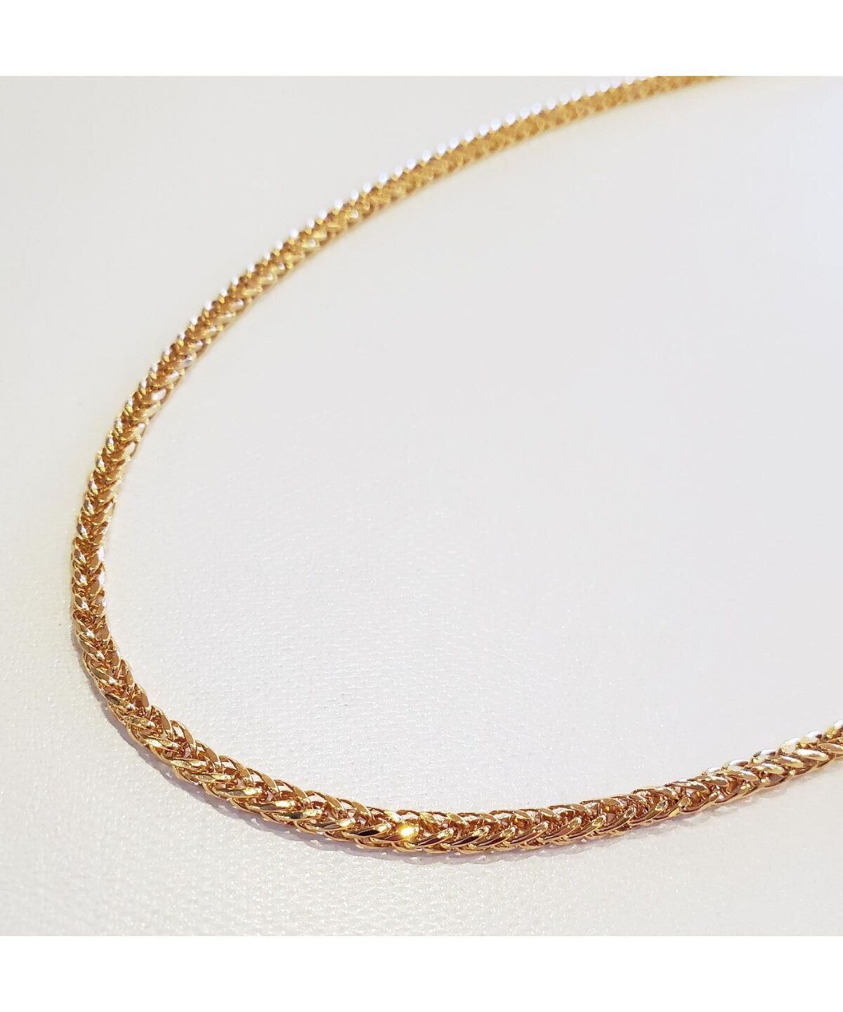 21060-786 K18YG ｽﾊﾟｲｸﾄﾘﾌﾟﾙ0.8φ 50㎝チェーン | CROCE・