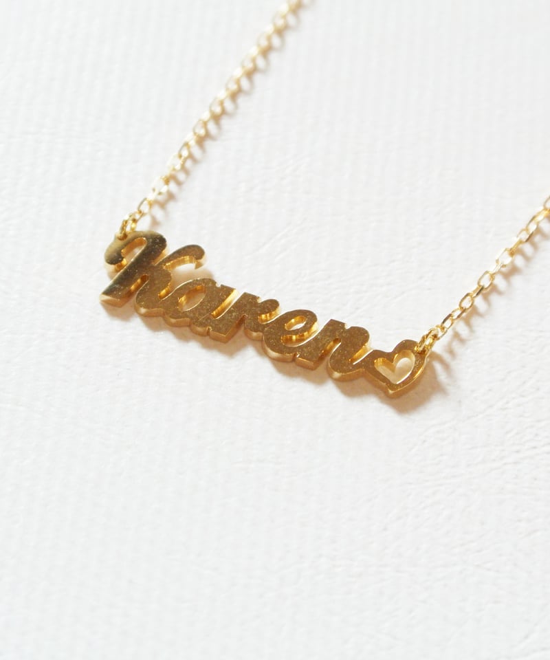 21013-47 K18 Nameネックレス | CROCE・VIGOR オンラインショップ