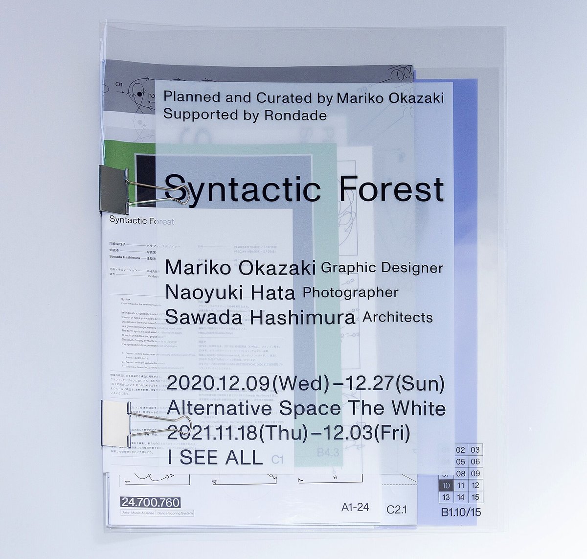 Syntactic Forest 岡崎真理子 RONDADE Syntactic Forest Fragments│mariko okazaki | Ron