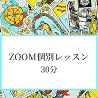 「Zoom個別レッスン」 30分