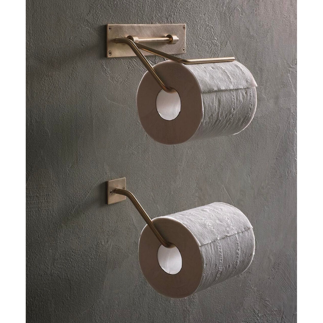 千葉工作所　トイレットペーパーストッカー 千葉工作所/Paper stocker Brass（ペーパーストッカー 真鍮