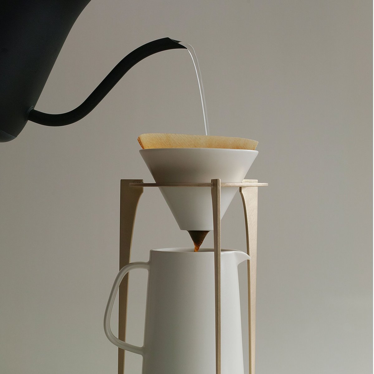 Coffee Dripper & Stand Set Ceramic | 有限会社千葉工作所