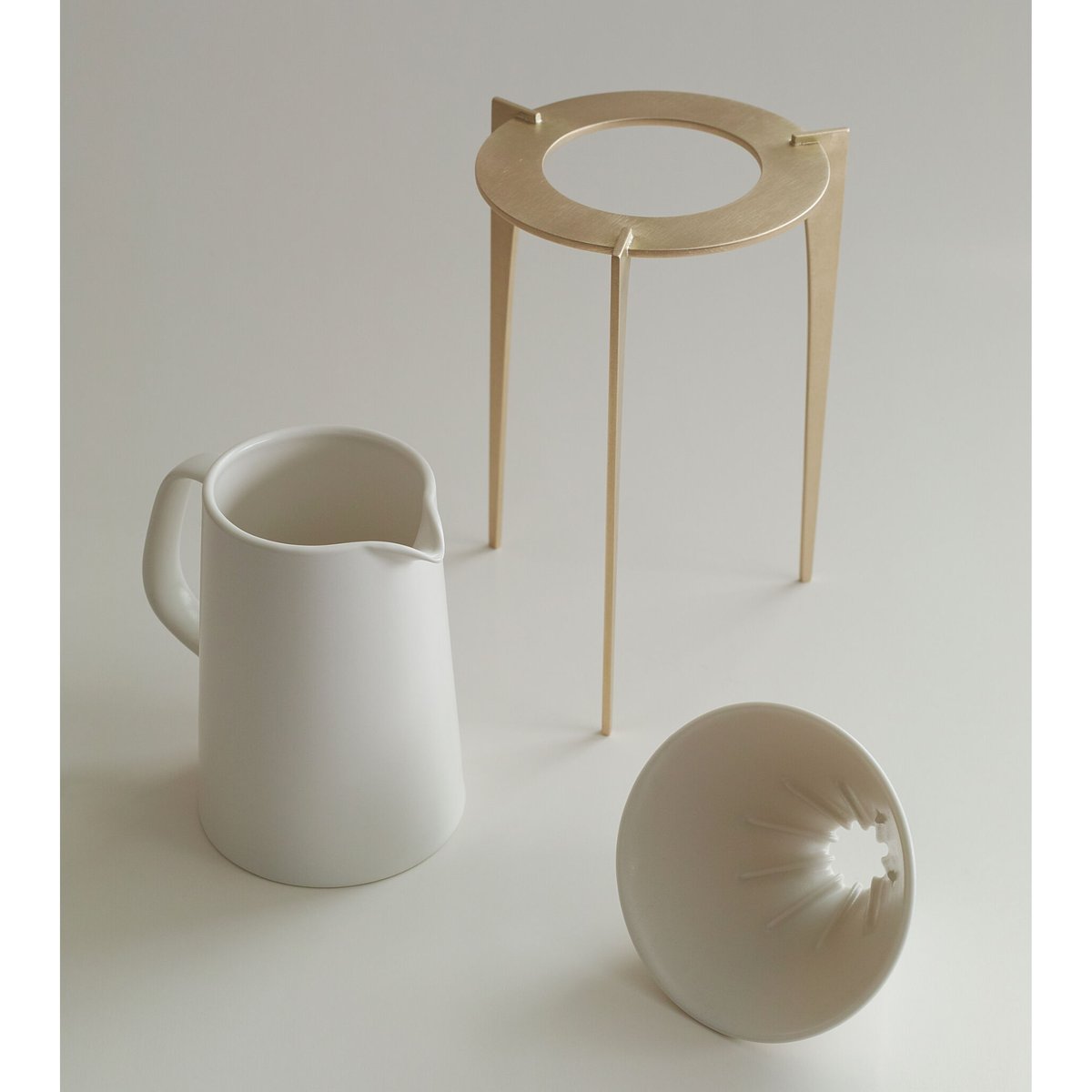 千葉工作所 Coffee Dripper & Stand Set Ceramic Coffee Dripper & Stand Set Ceramic | 有限会社千葉工作所