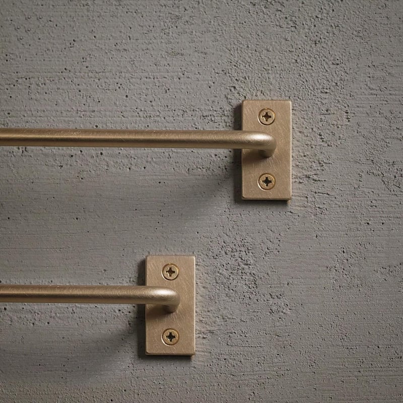 千葉工作所 タオルハンガー Towel Holder Brass(SとMセット) タオルホルダー / Brass | 千葉工作所 | niguramu