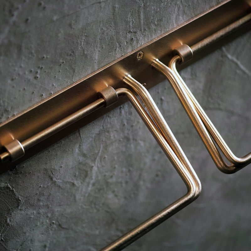 Paper Holder Brass double | 有限会社千葉工作所