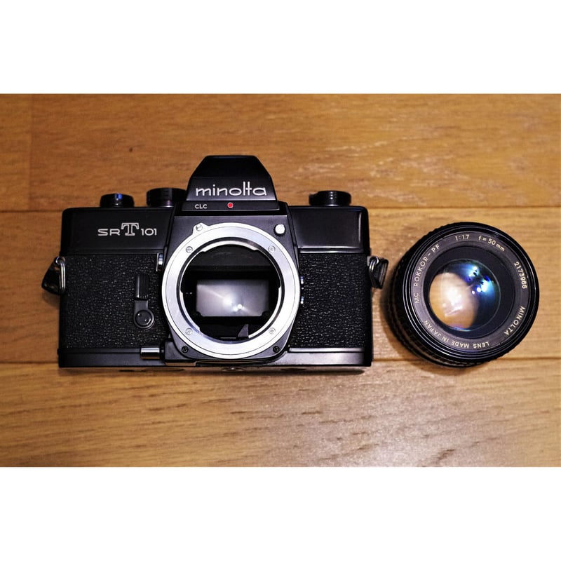 [美品] 完動品◎ミノルタSRT101 ブラック50mm f1.4 67/812 ミノルタ SRT101