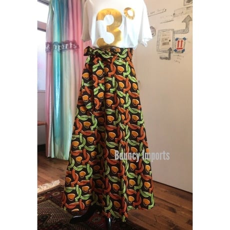 Bouncy Skirt  バウンシースカート ラップスカート  heart brown