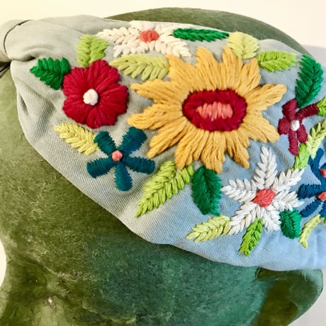 Namrata Joshipura Head Band ヘアアクセサリー  flower embroidery