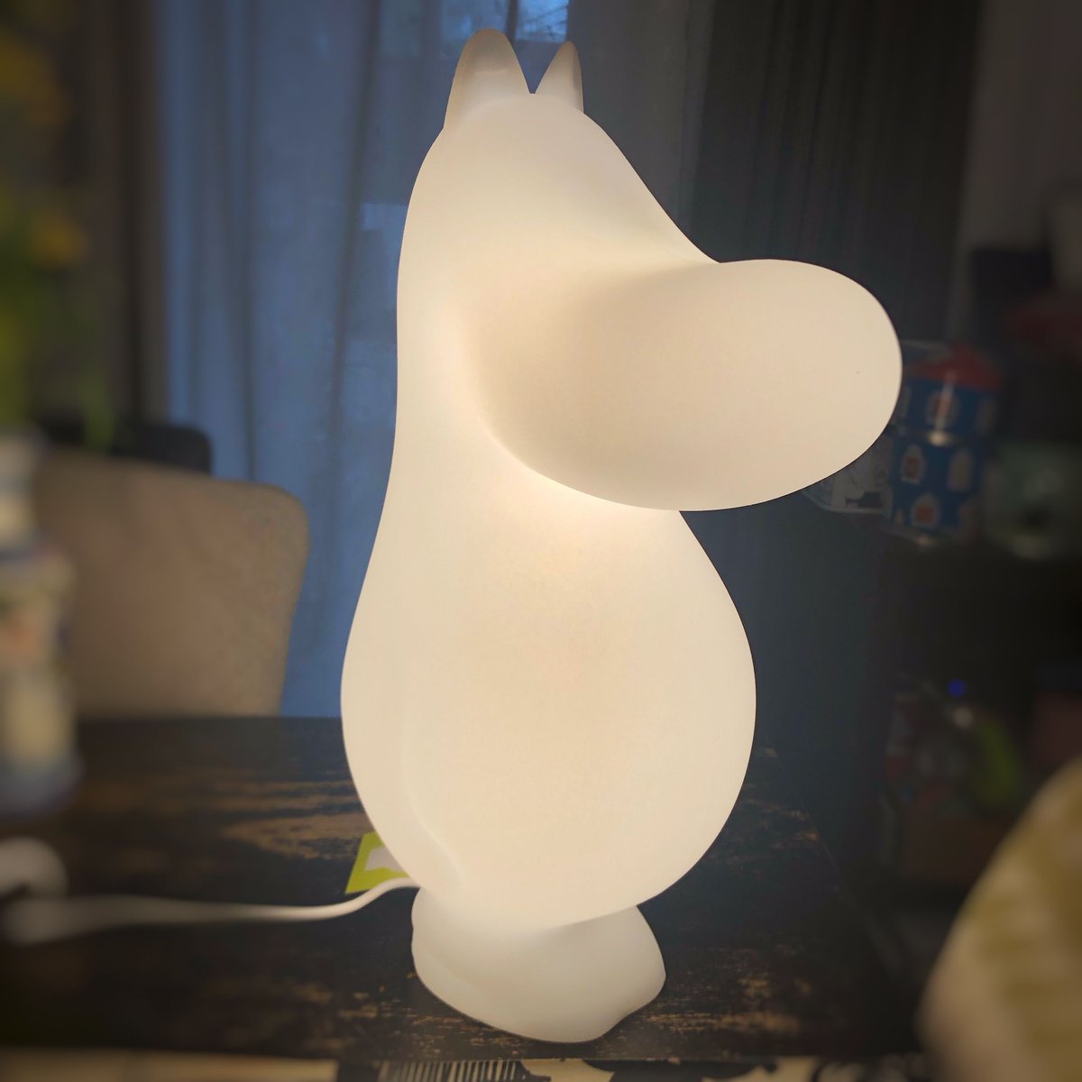 【美品】ムーミンライト　s MOOMIN ムーミン 砂時計15分計 LEDライト付 - スマートギフト