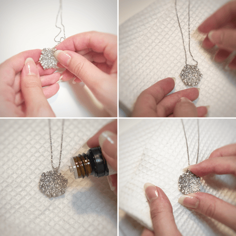 Tin Aroma Style Pendant Set     錫(すず)のアロマペンダントセット（精油付き）