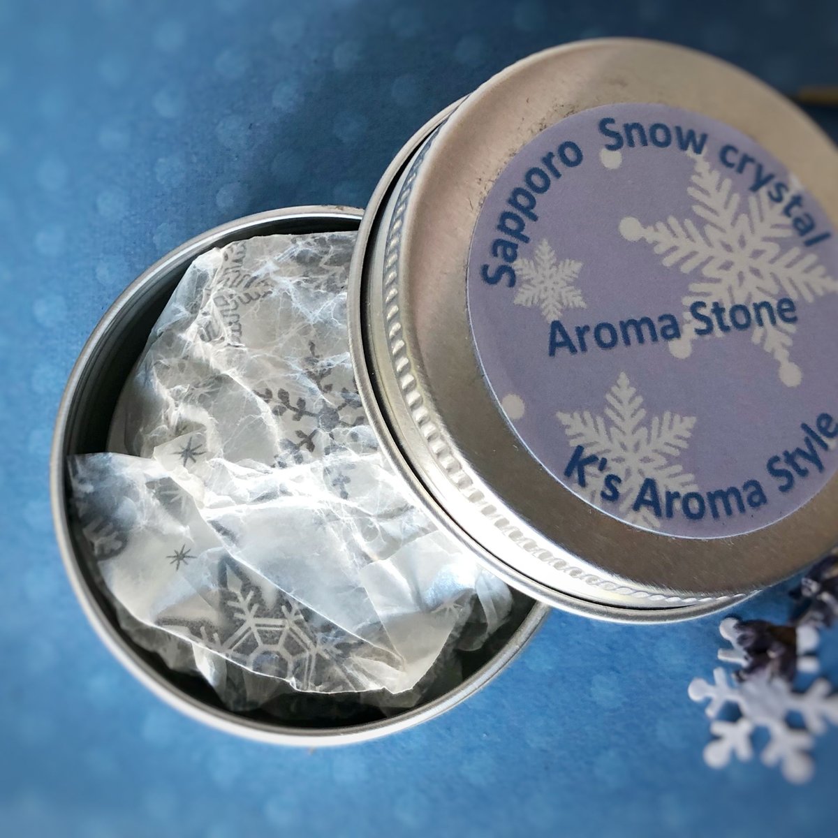 雪の結晶 アロマストーン | herb-ks-factory