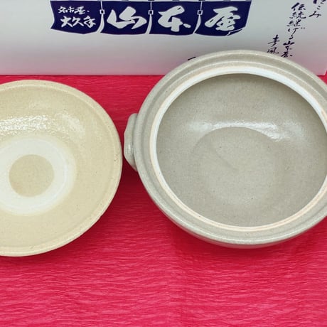 味噌煮込みうどん専用信楽焼土鍋　蓋付き
